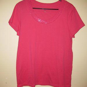 Style & Co. Sequined T-shirt